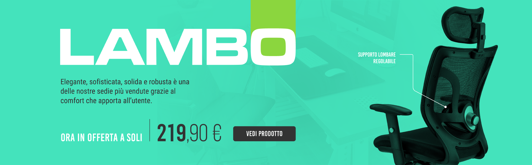 Sedia Ergonomica Lambo